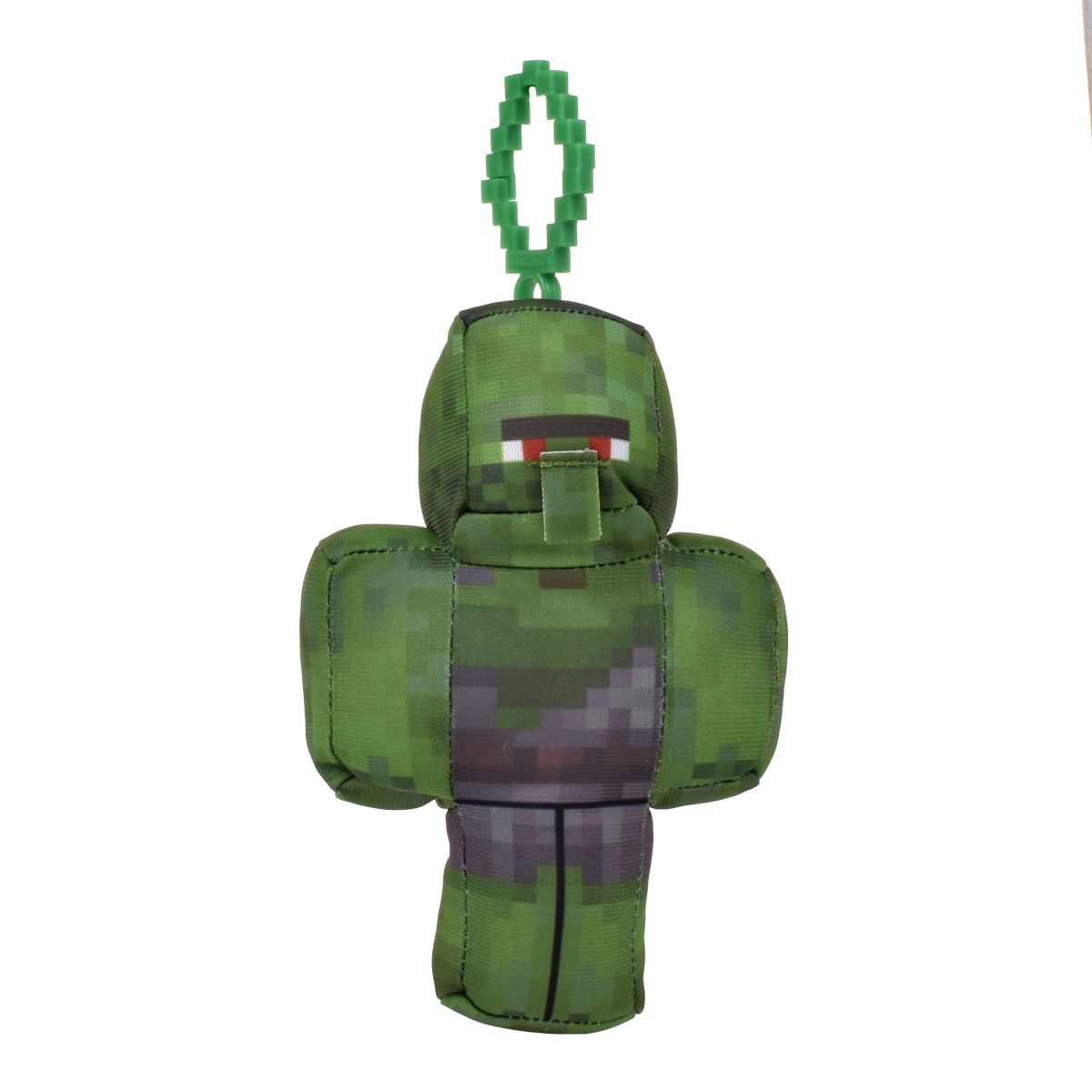 Peluche Con Clip Minecraft - Aldeano Zombie