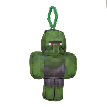 Peluche Con Clip Minecraft - Aldeano Zombie