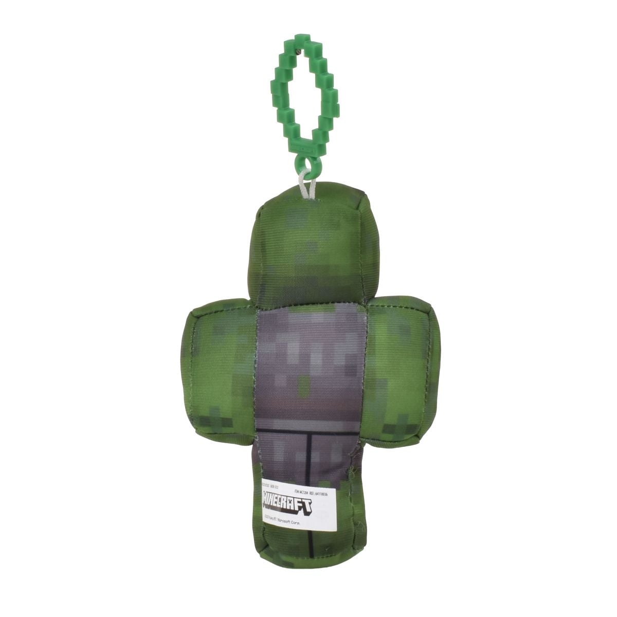 Peluche Con Clip Minecraft - Aldeano Zombie