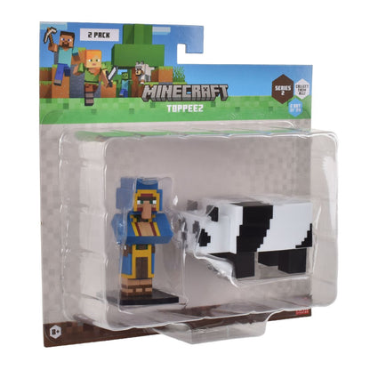 Set 2 Figuras 6 Cms Toppeez Minecraft - Comerciante