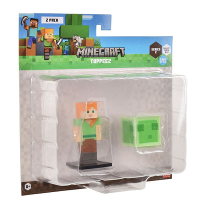 Set 2 Figuras 6 Cms Toppeez Minecraft - Alex