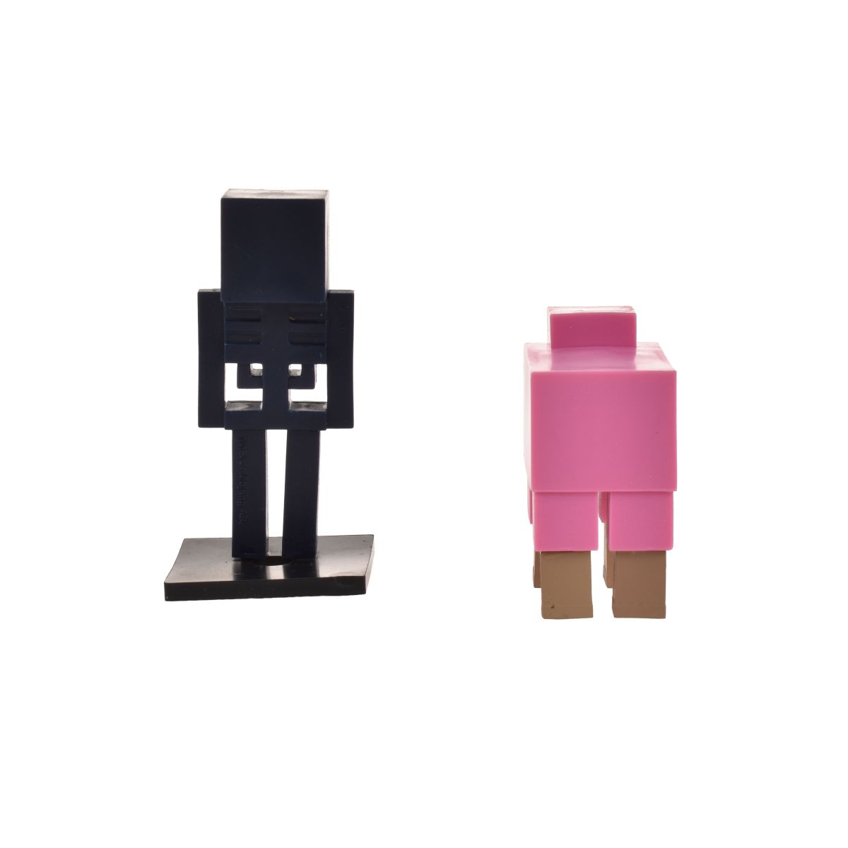 Set 2 Figuras 6 Cms Toppeez Minecraft - Esqueleto De Wither