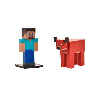Set 2 Figuras 6 Cms Toppeez Minecraft - Steve