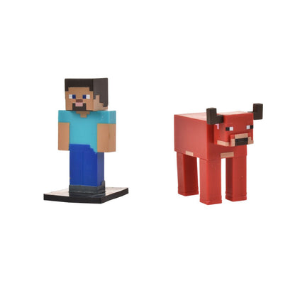 Set 2 Figuras 6 Cms Toppeez Minecraft - Steve