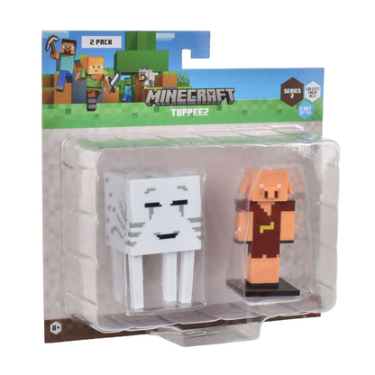 Set 2 Figuras 6 Cms Toppeez Minecraft - Ghast