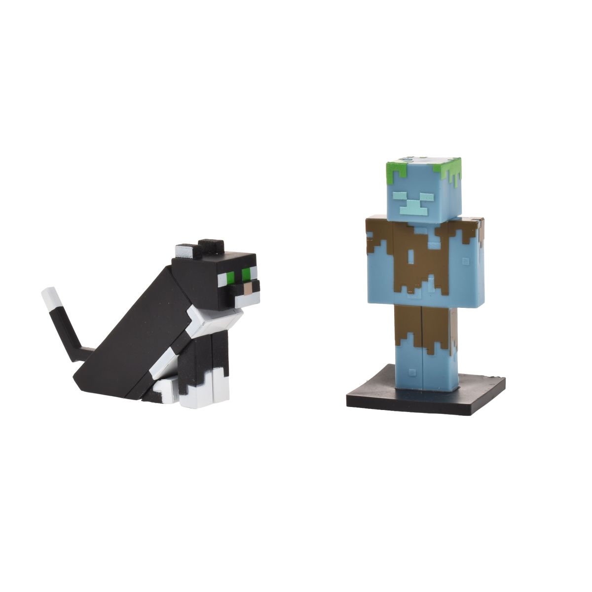 Set 2 Figuras 6 Cms Toppeez Minecraft - Gato