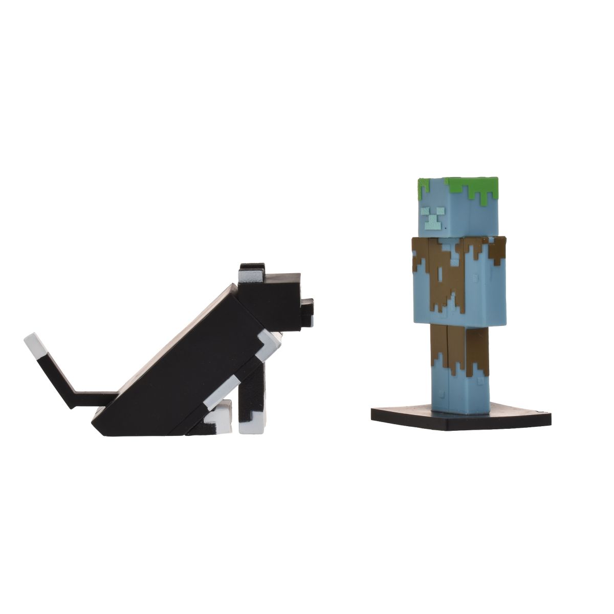 Set 2 Figuras 6 Cms Toppeez Minecraft - Gato