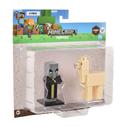 Set 2 Figuras 6 Cms Toppeez Minecraft - Evocador