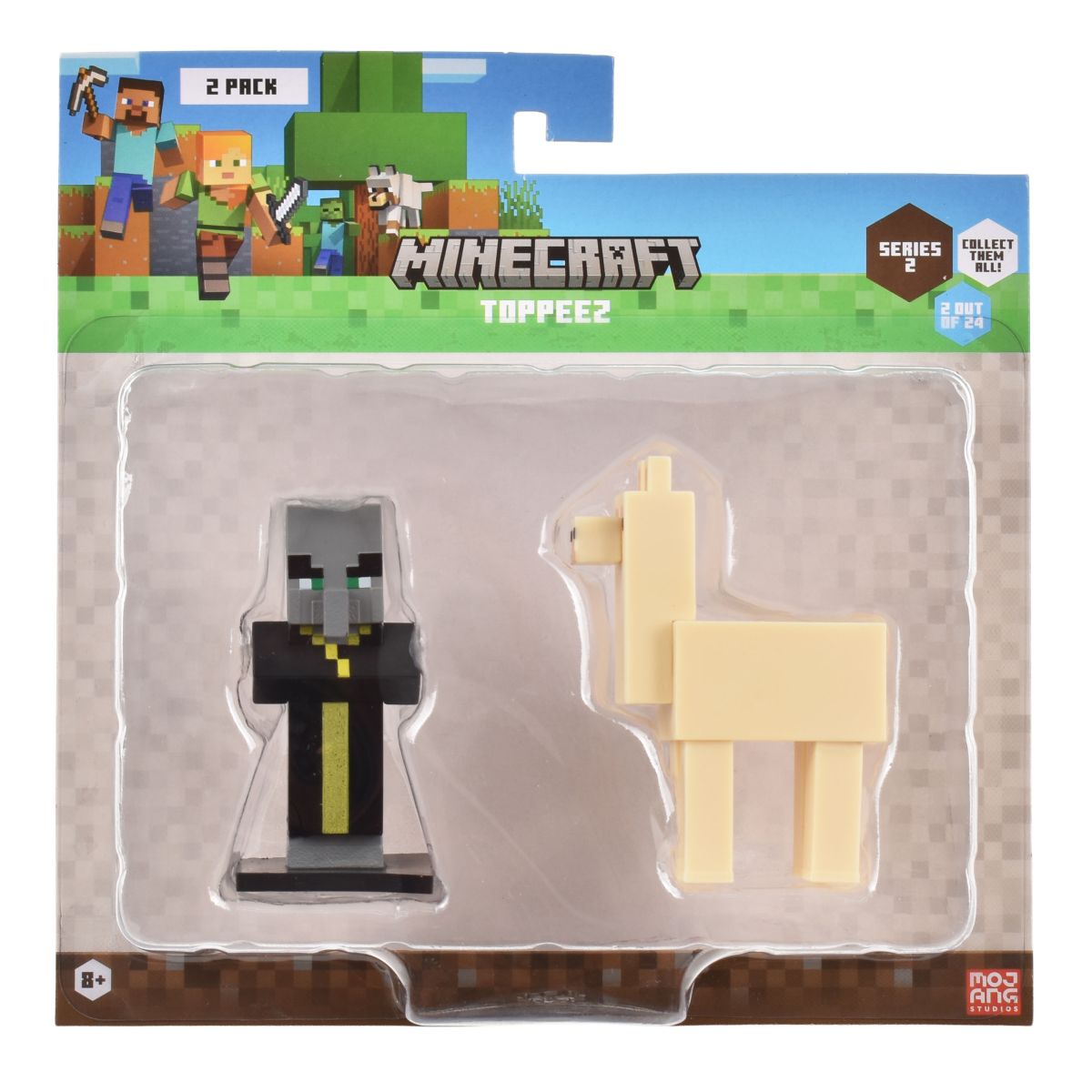 Set 2 Figuras 6 Cms Toppeez Minecraft - Evocador| Compra Online