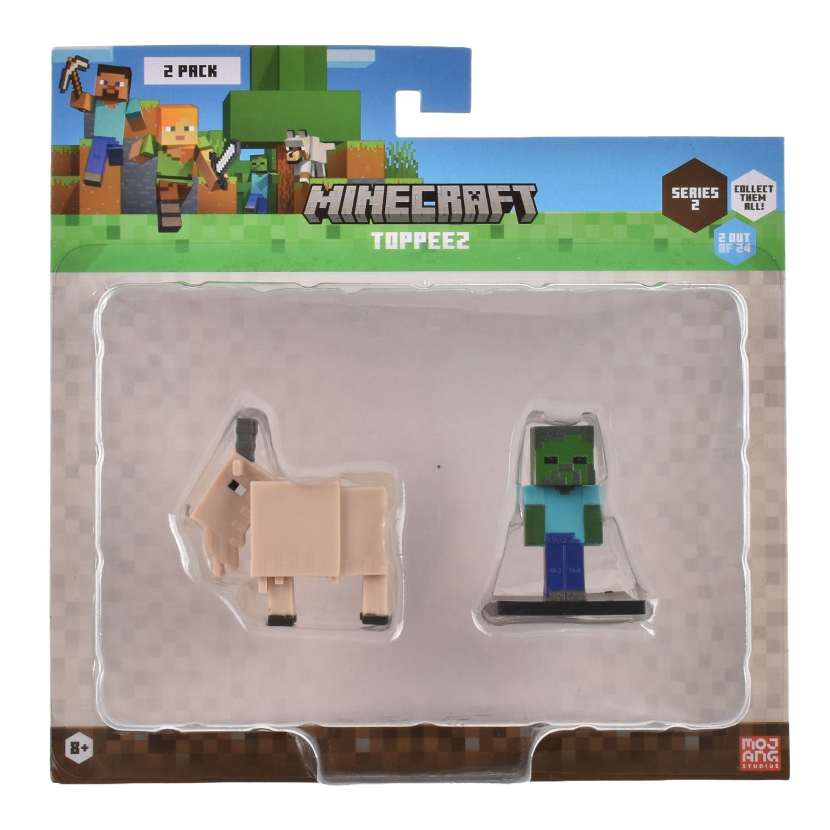 Set 2 Figuras 6 Cms Toppeez Minecraft - Cabra