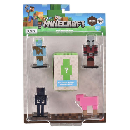 Set 5 Figuras 6 Cms Toppeez Minecraft - Ahogado