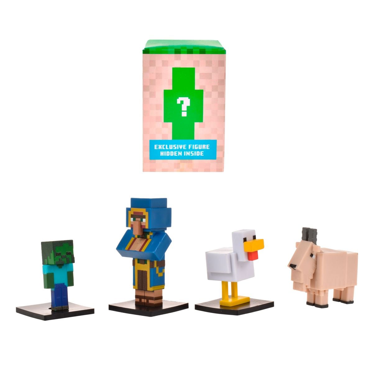 Set 5 Figuras 6 Cms Toppeez Minecraft - Comerciante