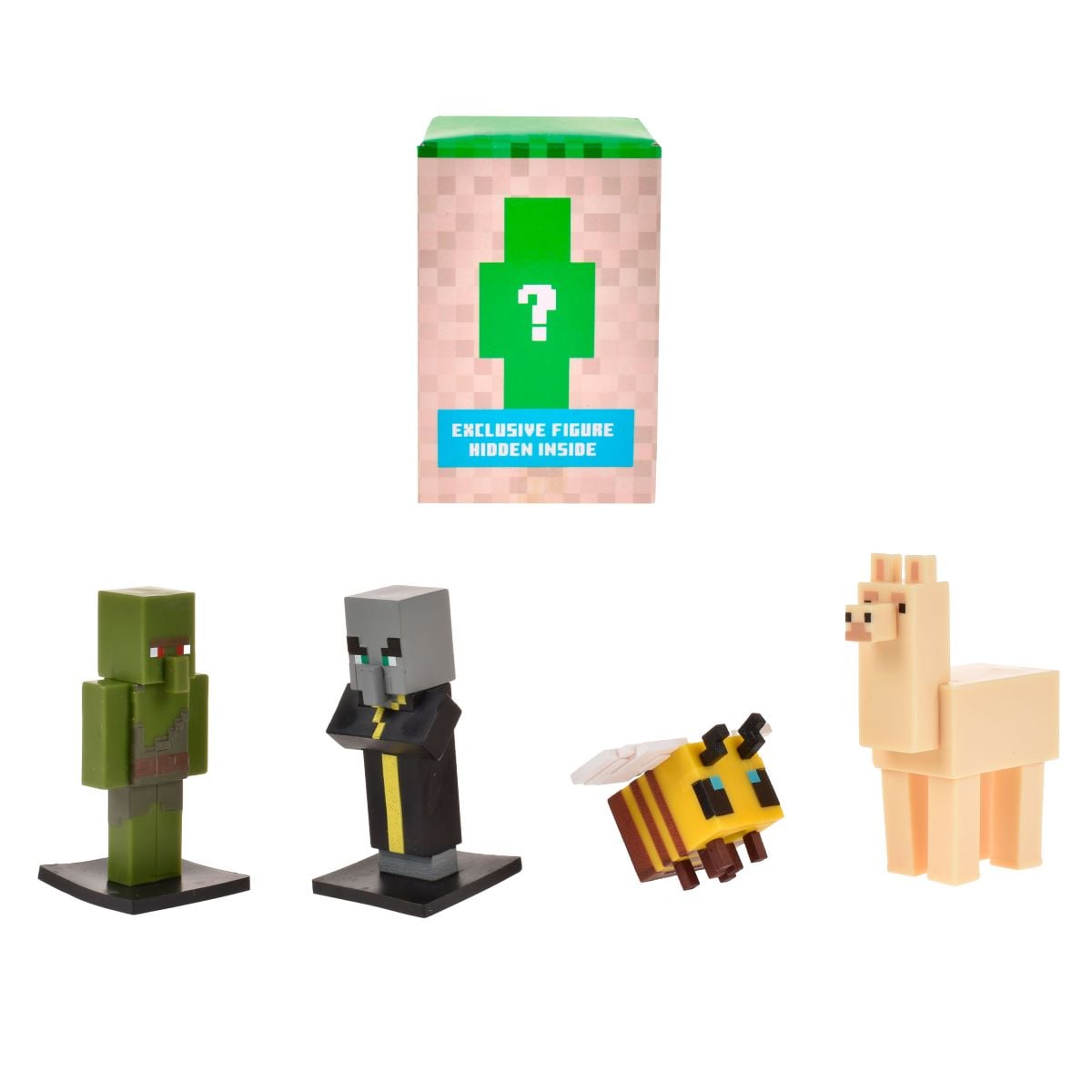 Set 5 Figuras 6 Cms Toppeez Minecraft - Evocador