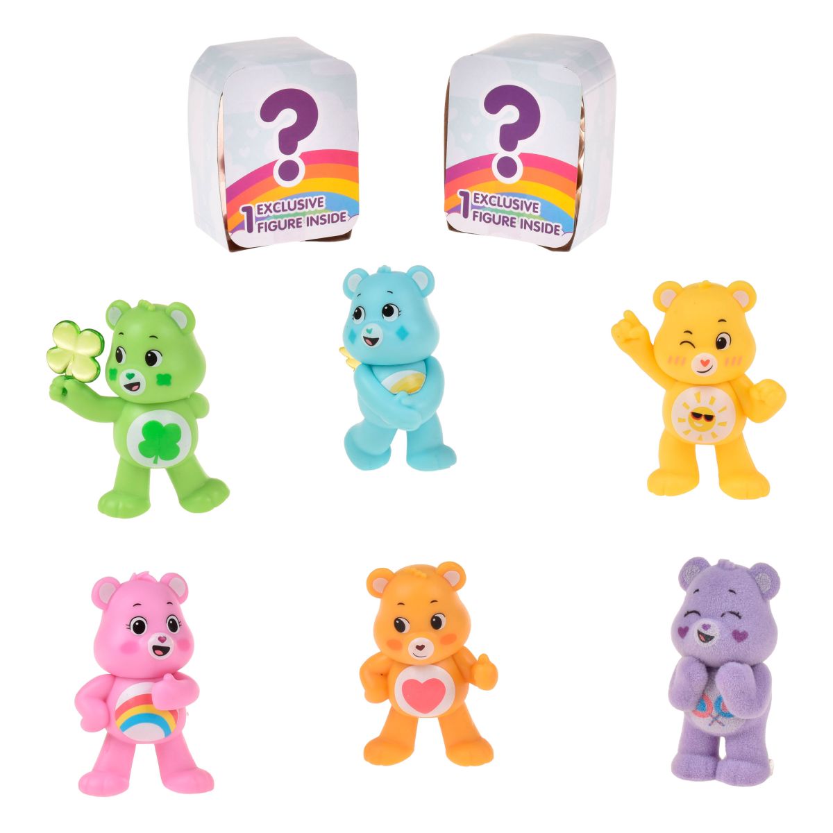Set 8 Figuras Coleccionables De Lujo 5 Cm Cariñositos - Good Luck Bear