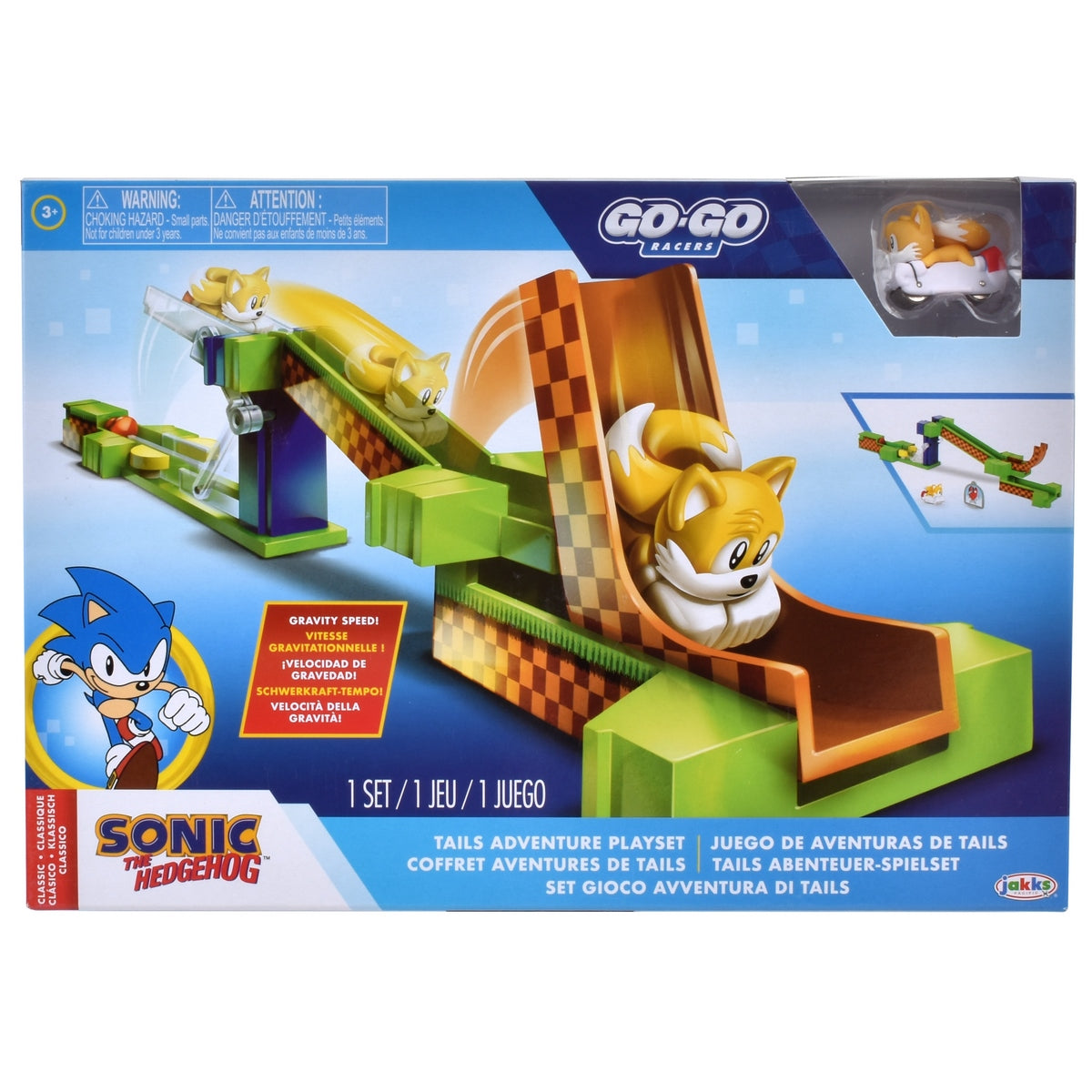 Playset Autos De Carrera Go Go Sonic -Tails