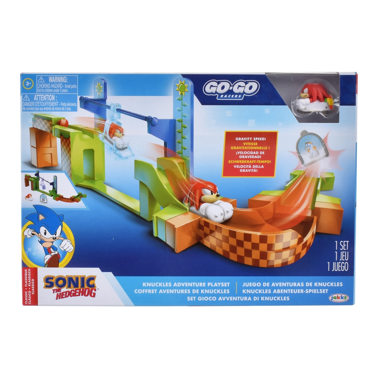 Playset Autos De Carrera Go Go Sonic -knuckles