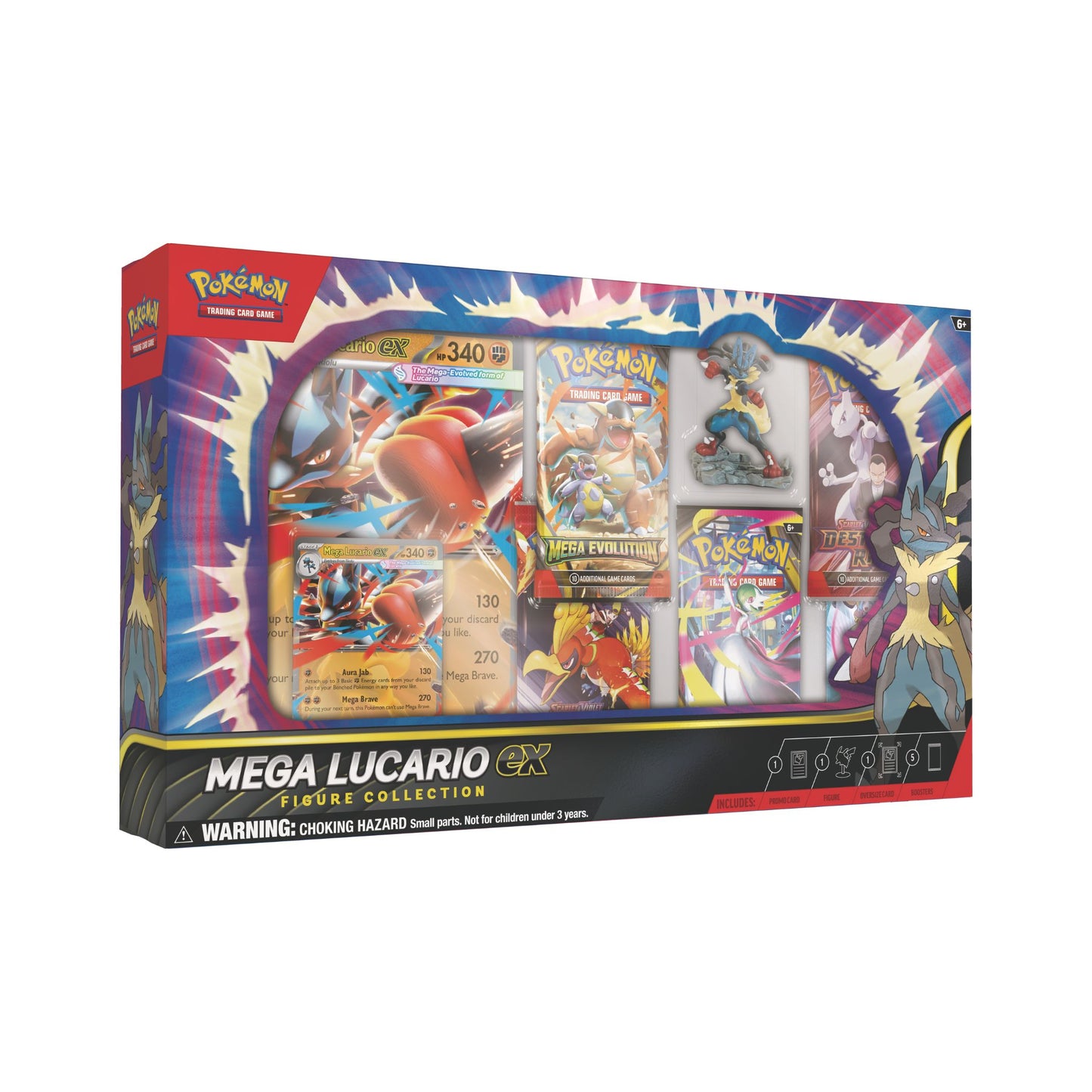 Pokémon Tcg Mega Lucario Ex Figure Collection Inglés