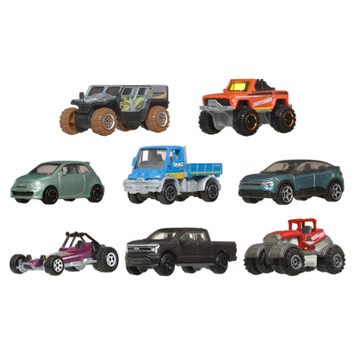 Matchbox Vehículo De Juguete Auto Básico Paquete De 8 - Ghe-O Rescue