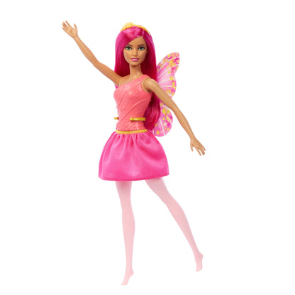 Barbie Dreamtopia Bailarina Hada - Pelo Fucsia - Alas Rosadas