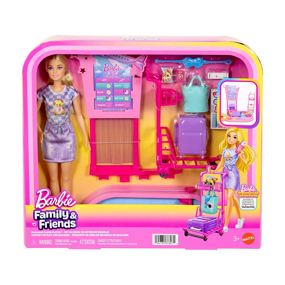 Barbie Set De Juego Con Muñeca Aventuras De Viaje