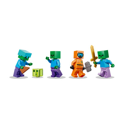 El Calabozo De Zombies Lego Minecraft