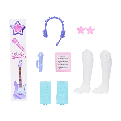 Barbie Career Burst Pop Star Roll and Reveal con Accesorios
