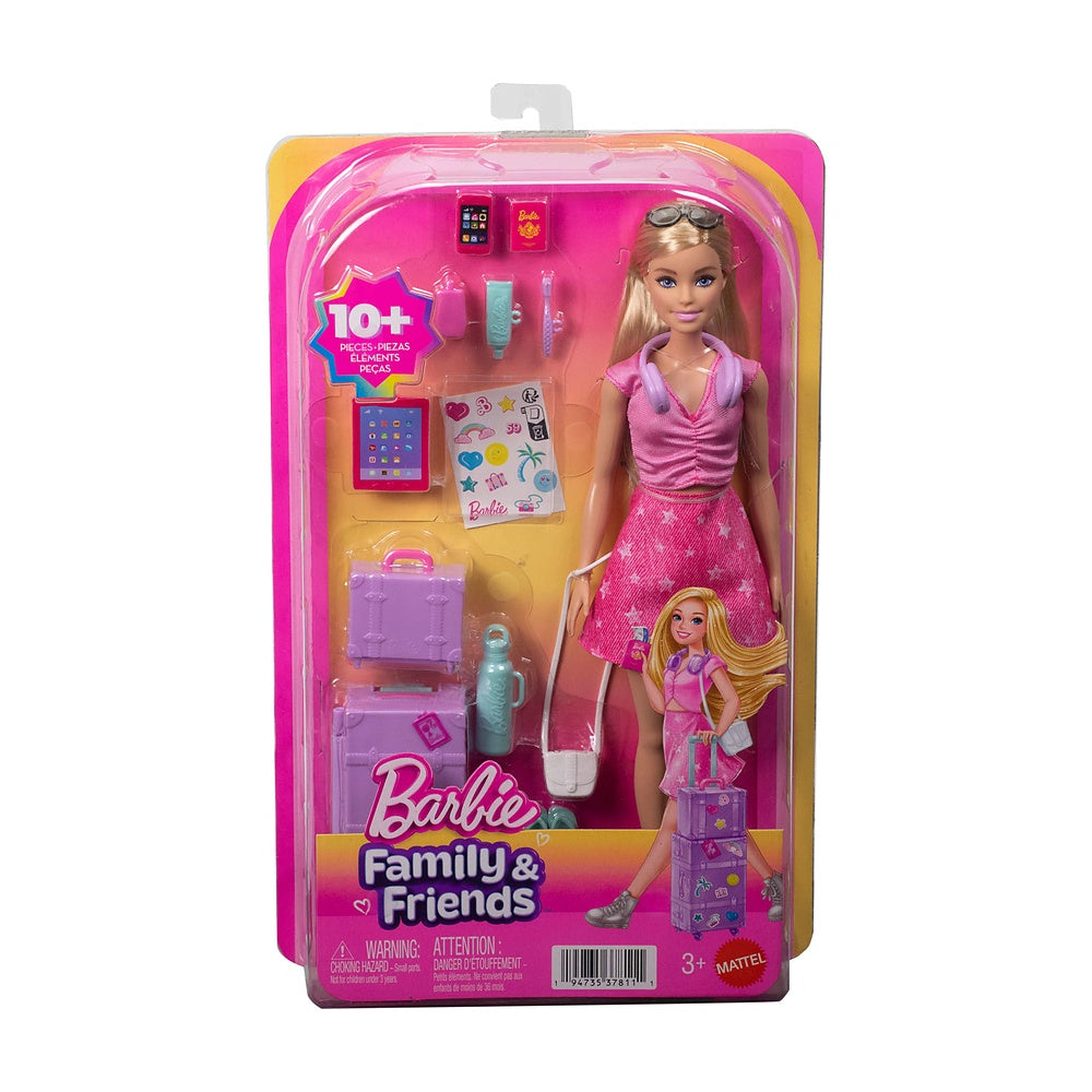 Barbie Muñeca Malibu Aventuras De Viaje