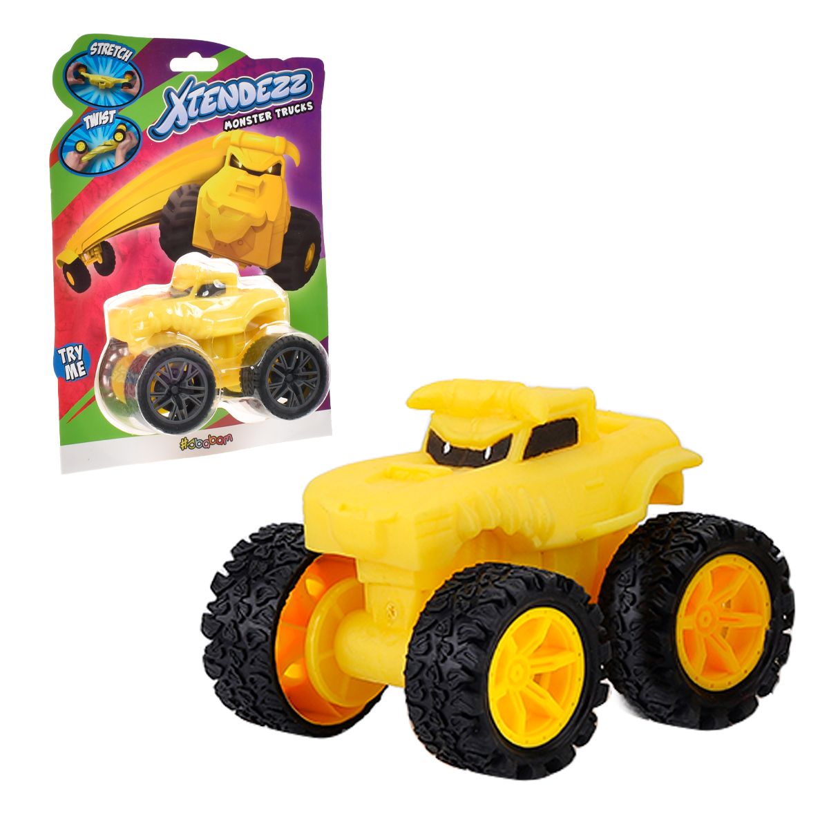 Camioneta Mounstruo Stretch Xtendezz De Sbabam - Amarillo