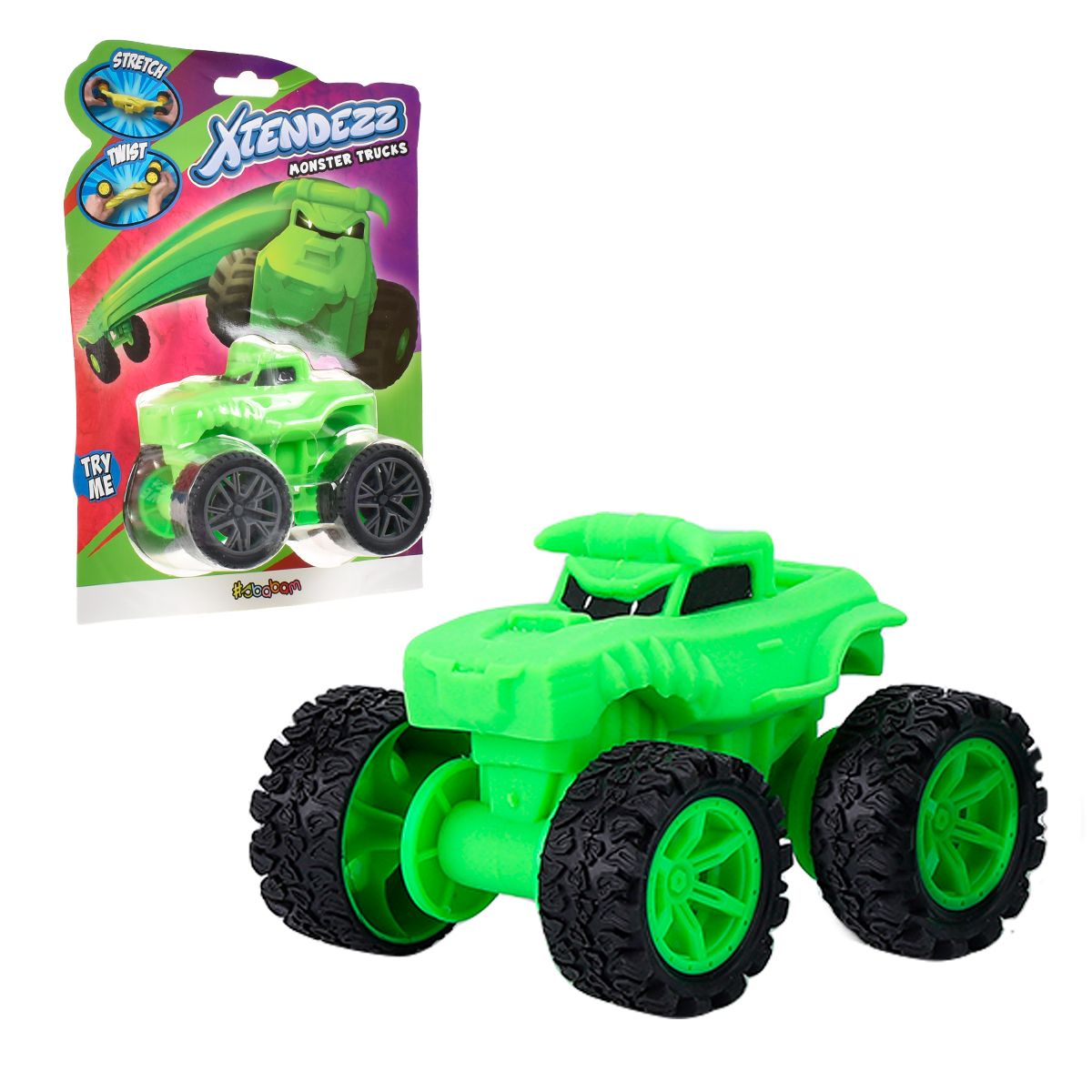 Camioneta Mounstruo Stretch Xtendezz De Sbabam - Verde