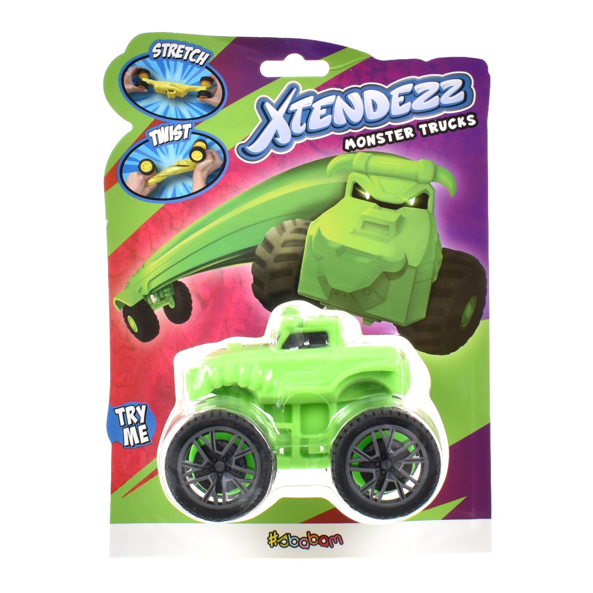 Camioneta Mounstruo Stretch Xtendezz De Sbabam - Verde