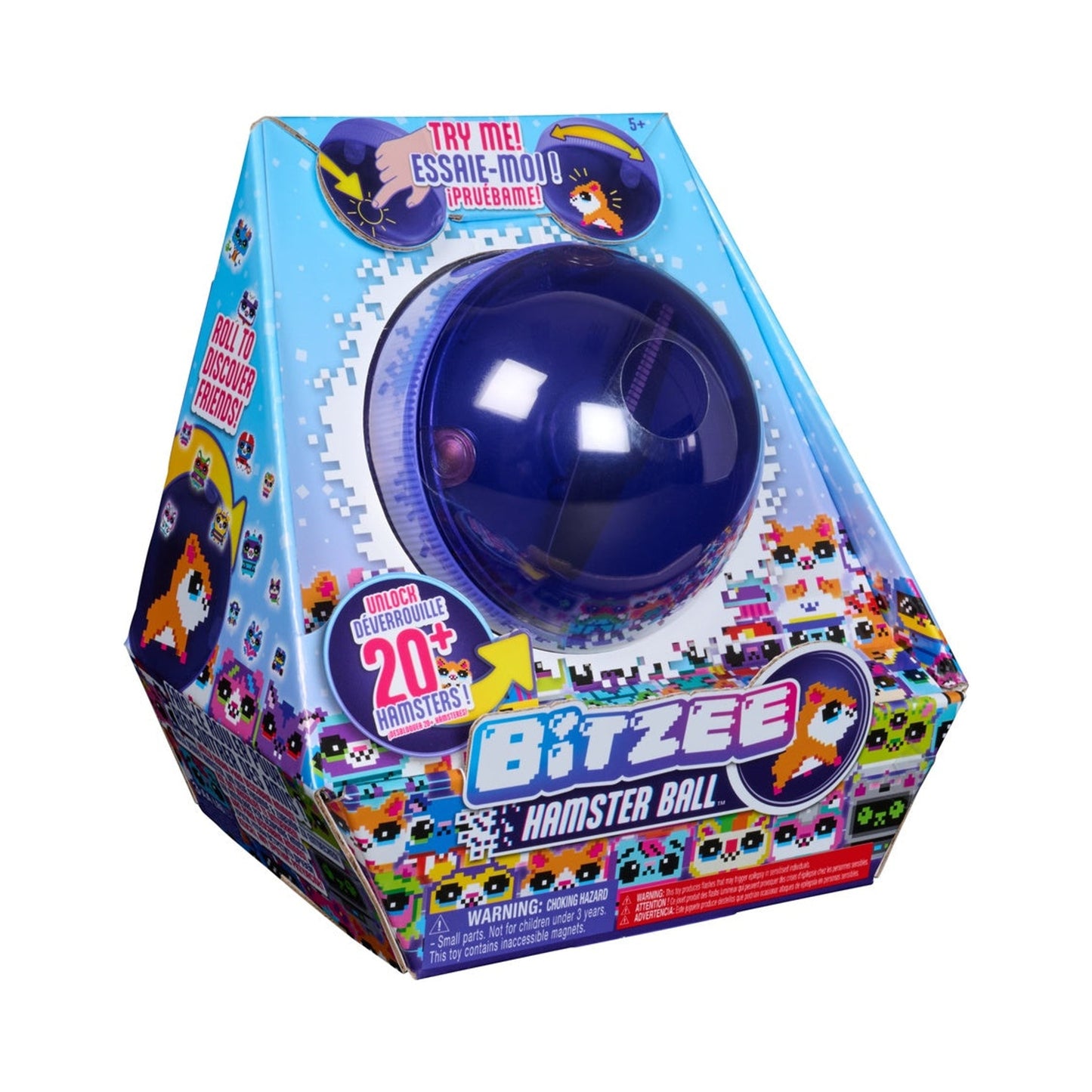 Mascota Digital Interactiva Bitzee: Bola Hámster