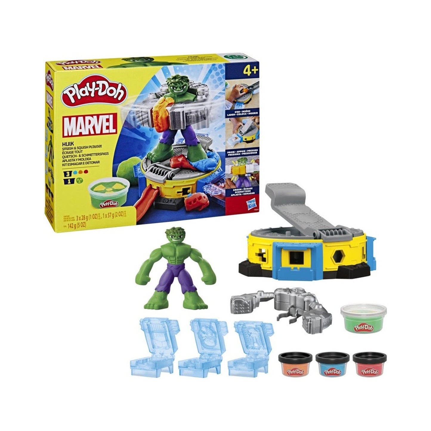 Play-doh Hulk Aplasta Y Moldea