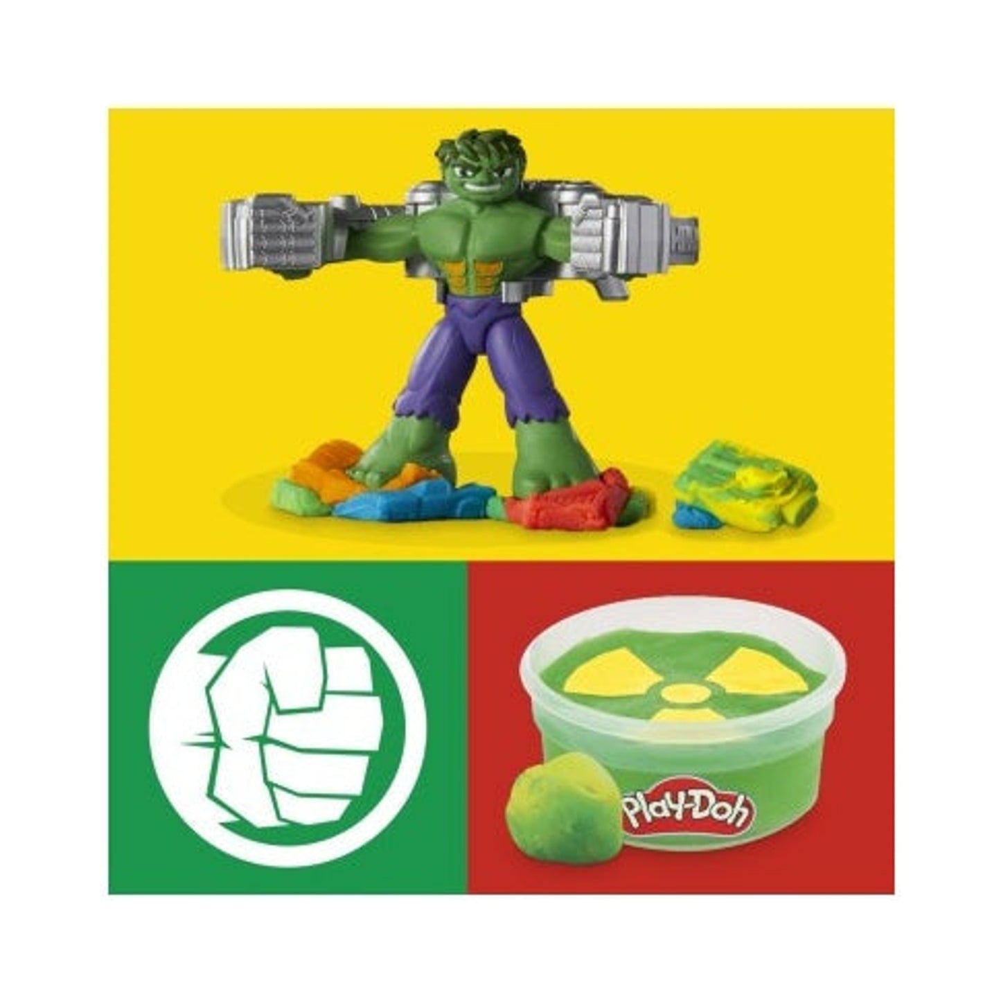 Play-doh Hulk Aplasta Y Moldea