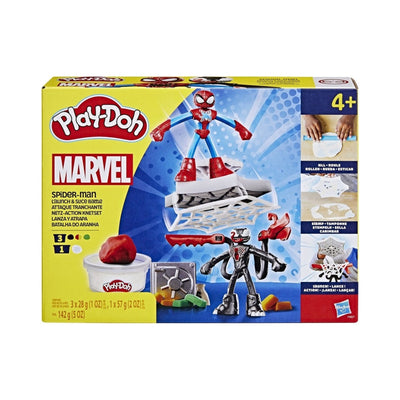 Play-doh Spider-man Lanza Y Atrapa