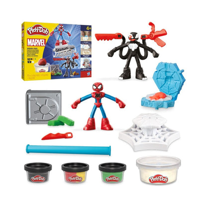 Play-doh Spider-man Lanza Y Atrapa