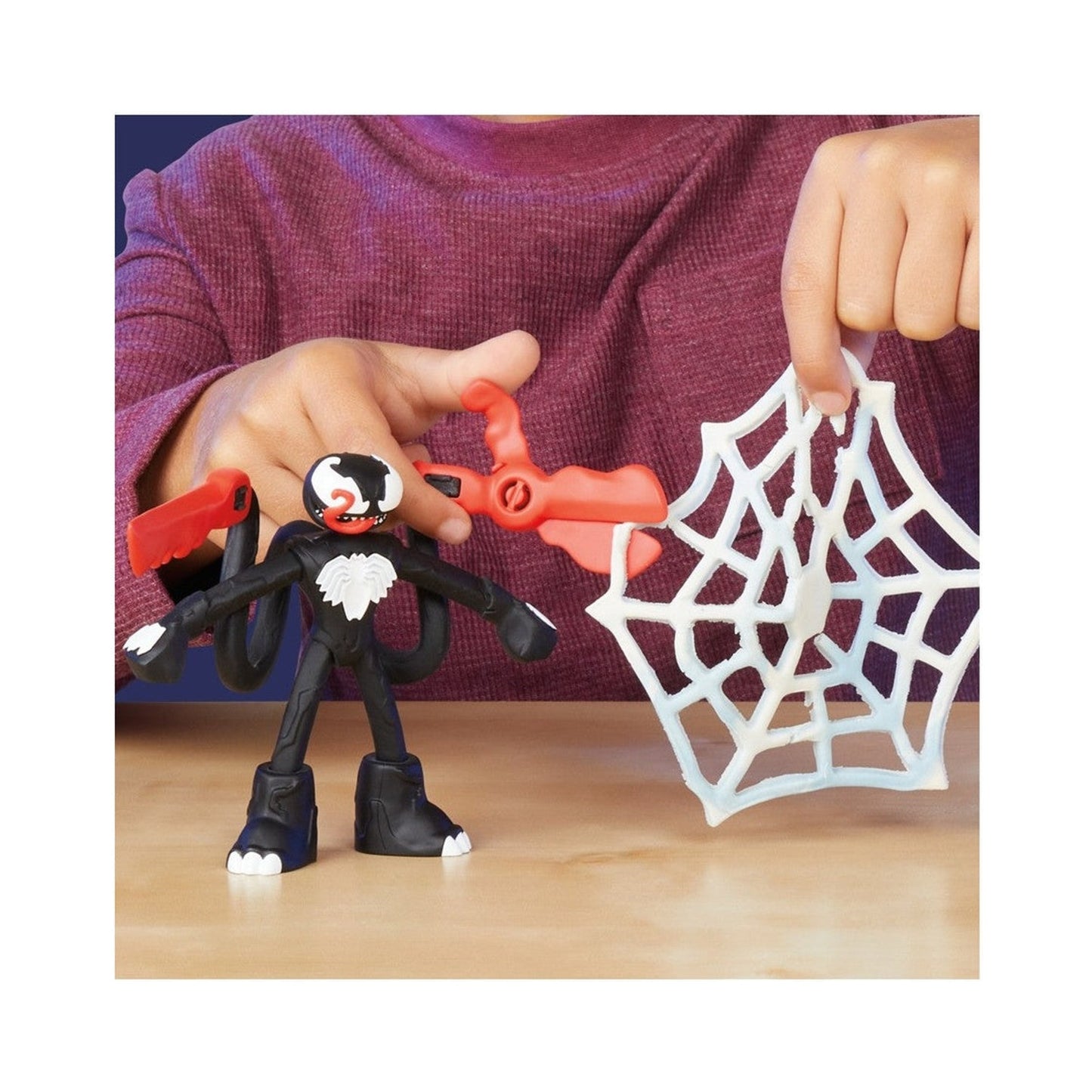 Play-doh Spider-man Lanza Y Atrapa