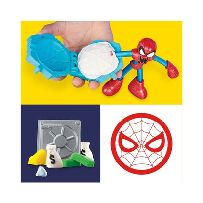 Play-doh Spider-man Lanza Y Atrapa