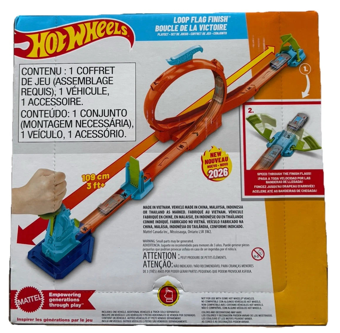 Hot Wheels Pistas De Acrobacias Sorpresa - Bucle De La Victoria