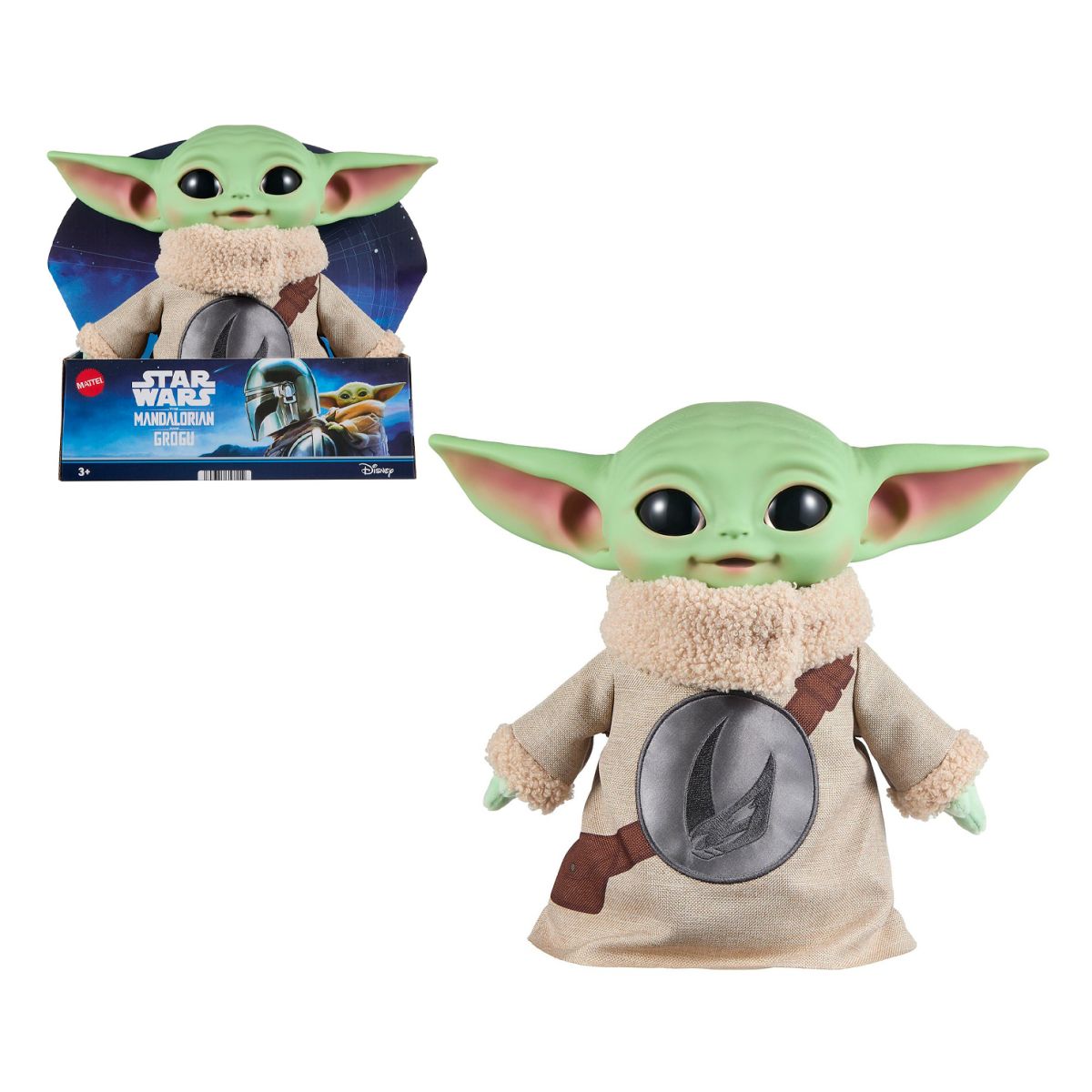 Grogu Grande Peluche Star Wars Mattel Coleccionable