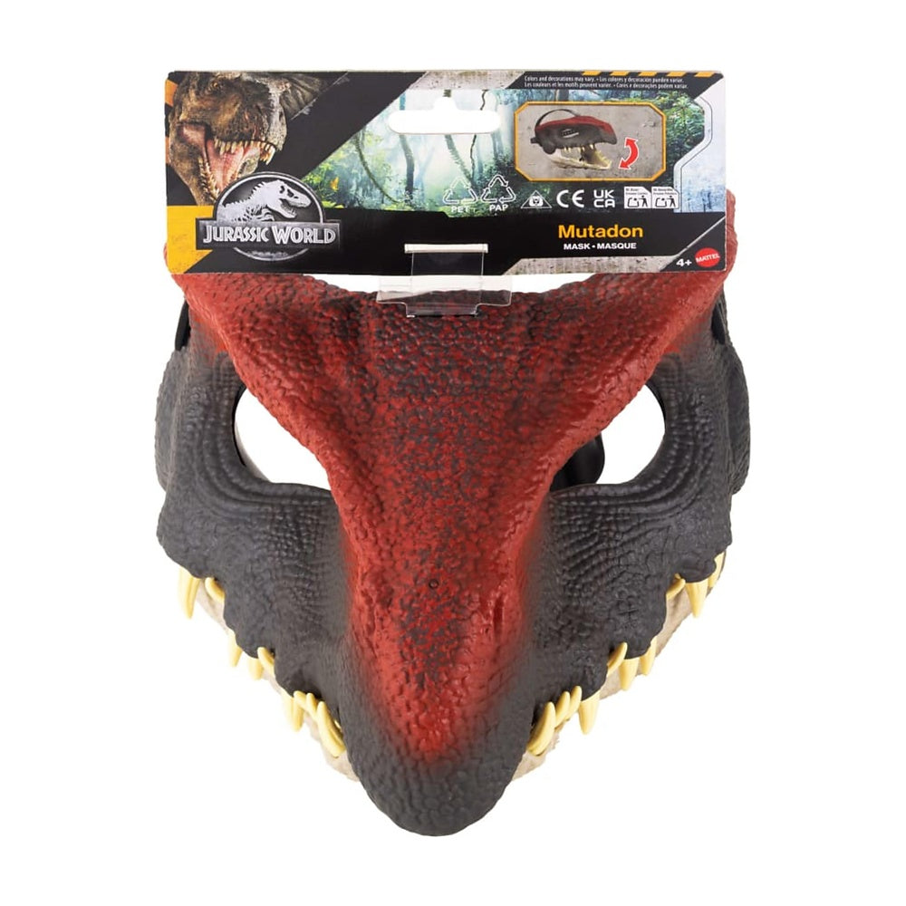 Jurassic World Mascara Dinosaurio Muta Mandibula Correa
