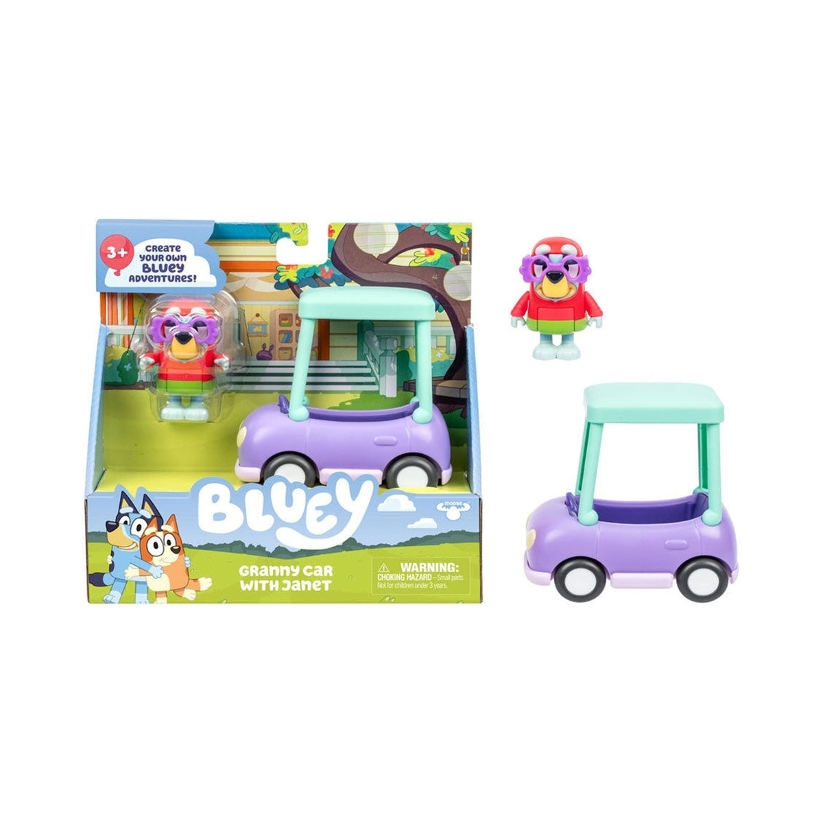 Bluey Vehiculo Familiar Y Mama Chilli