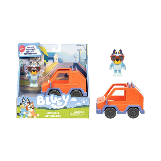 Bluey Vehiculo Y Figura - 4x4 Con Bluey