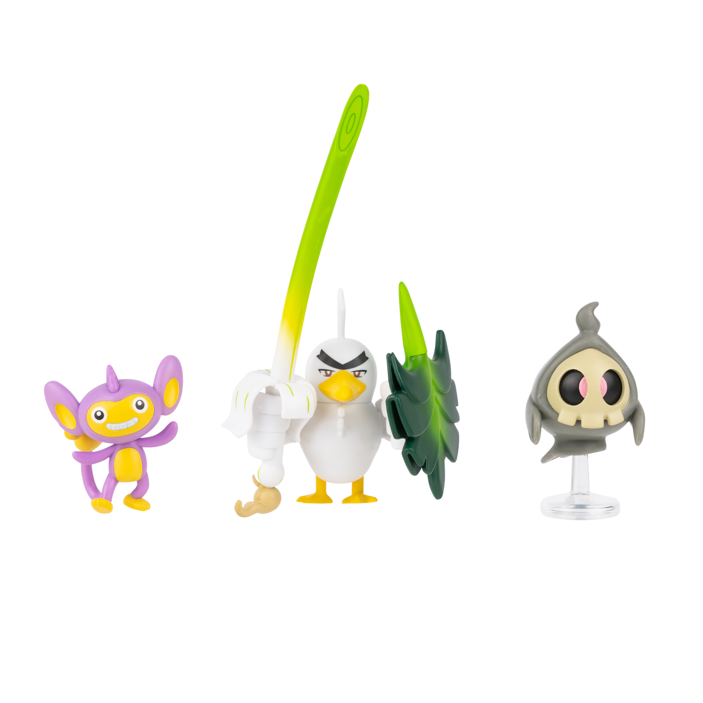 Pokemon Pack 3 Figuras - Aipom - Sirfetch´d - Duskull