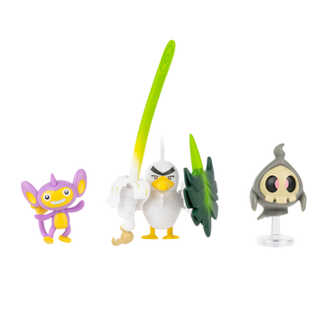 Pokemon Pack 3 Figuras - Aipom - Sirfetch´d - Duskull