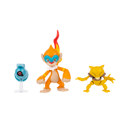 Pokemon Pack 3 Figuras - Beldum - Monferno - Abra