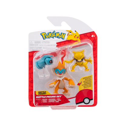 Pokemon Pack 3 Figuras - Beldum - Monferno - Abra