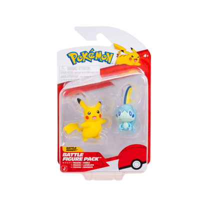 Pokemon Set Figuras De Batalla - Pikachu - Sobble
