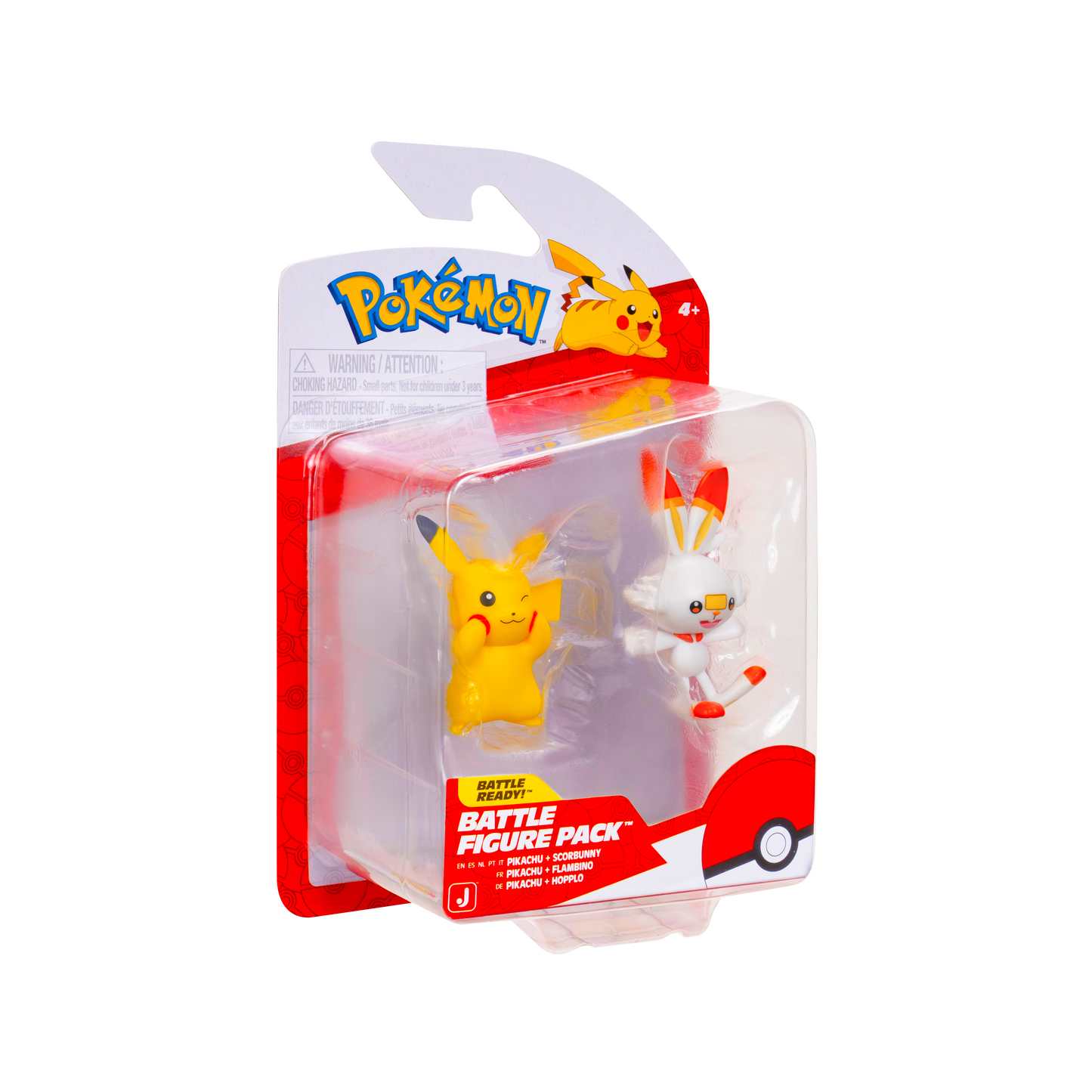 Pokemon Set Figuras De Batalla - Pikachu - Scorbunny