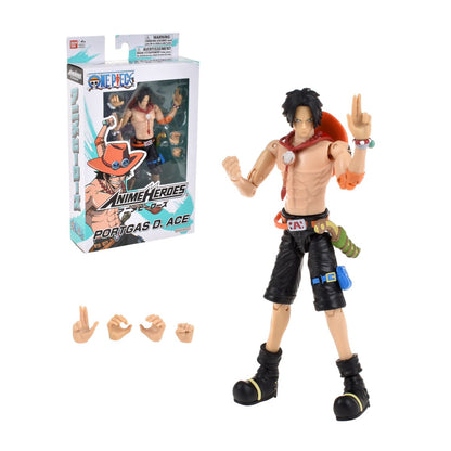Figura One Piece Anime Heroes 17 Cms De Bandai - Portgas D.ace