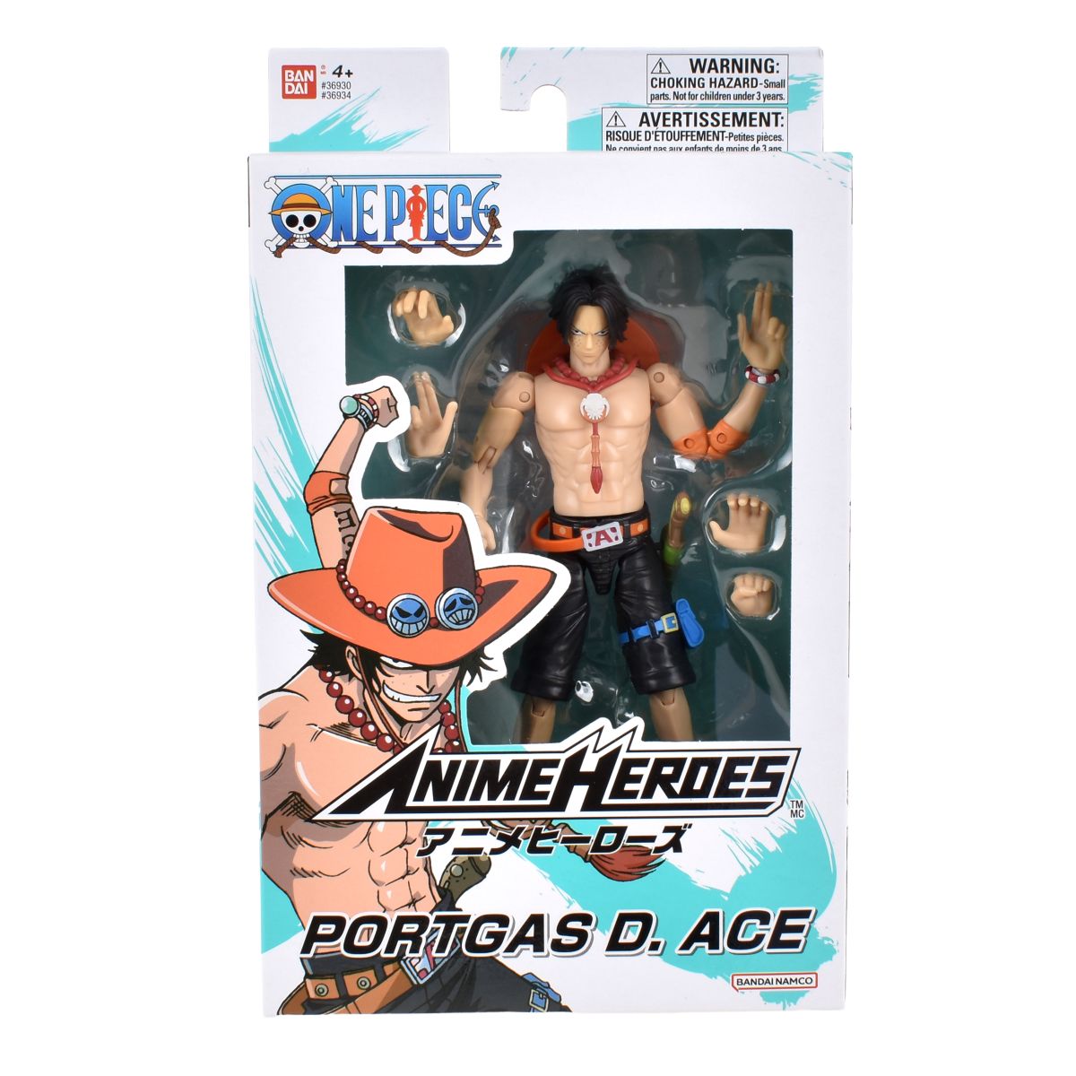 Figura One Piece Anime Heroes 17 Cms De Bandai - Portgas D.ace